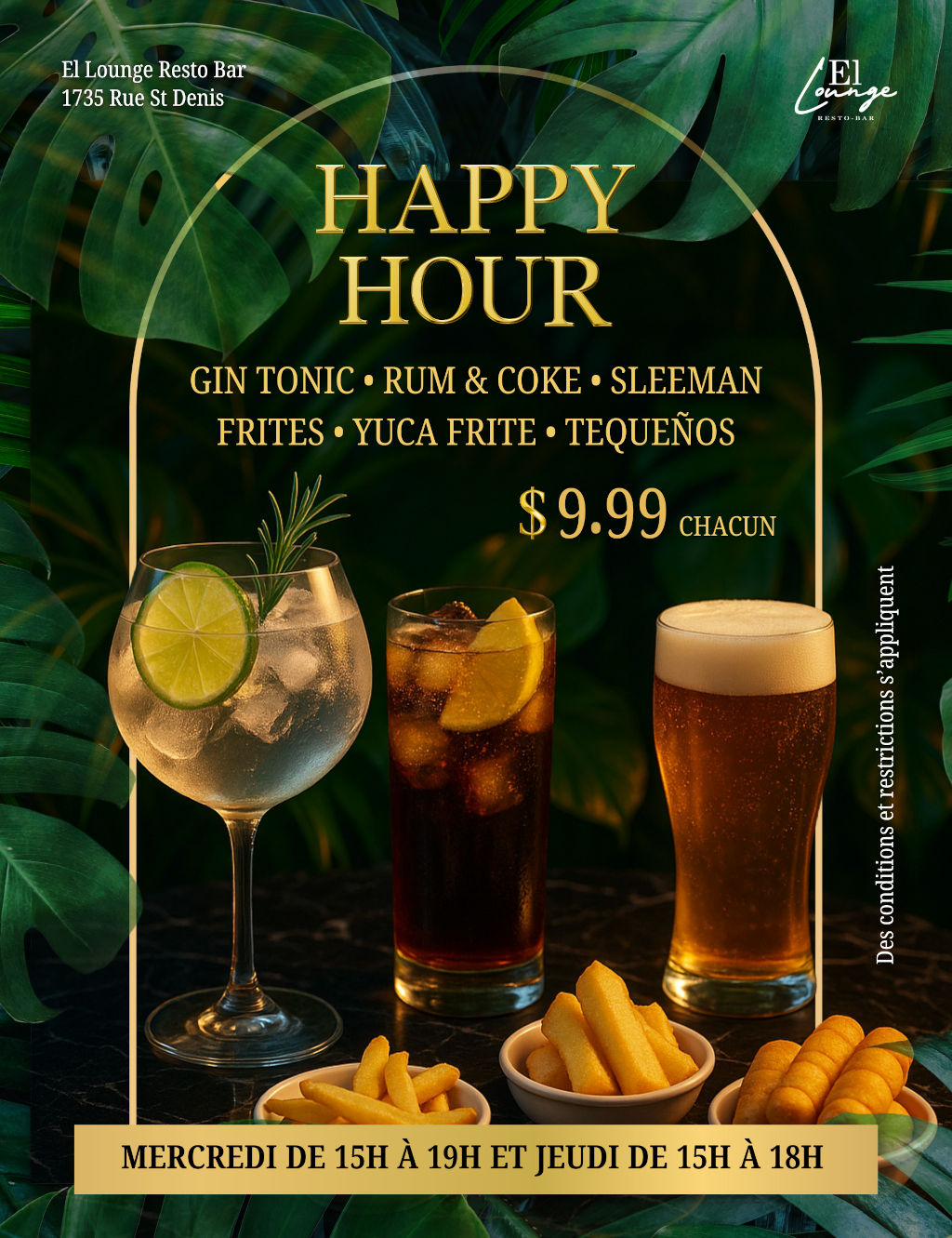 Happy hour promotion image